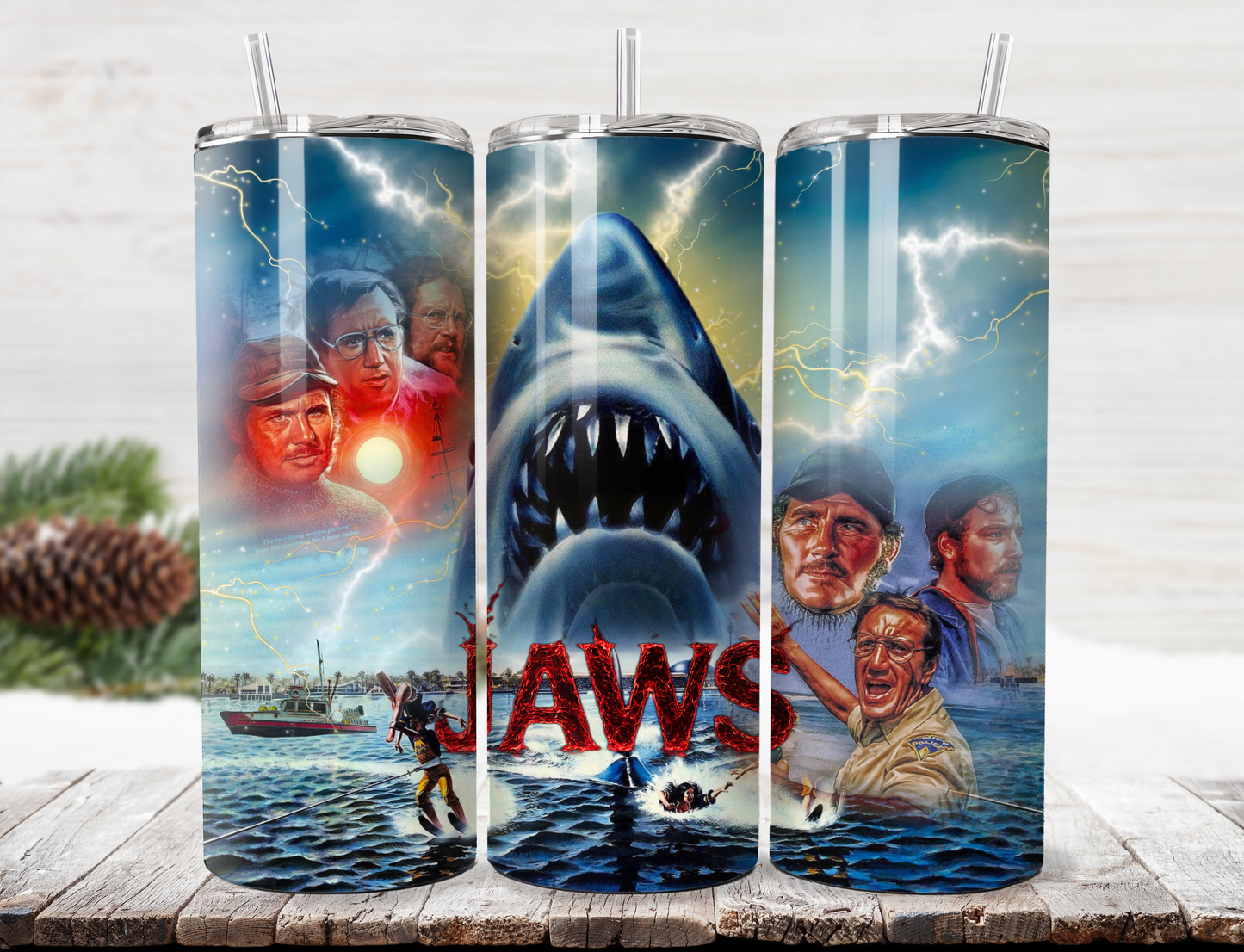 Killer shark 20oz Tumbler
