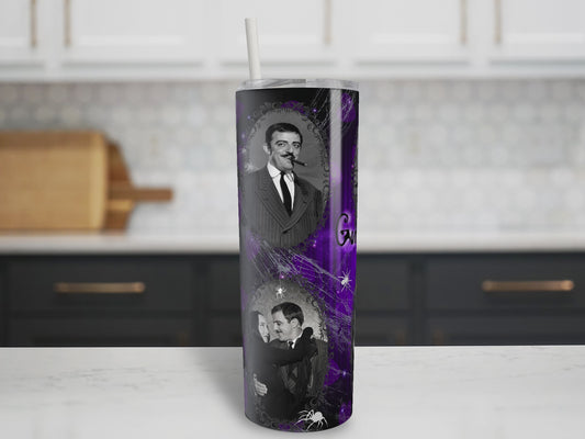 Gomez and Morticia 20 oz Tumbler